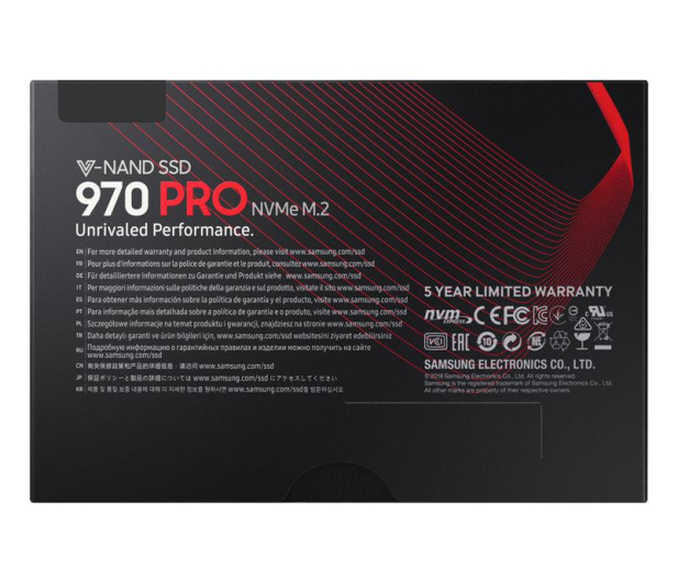 Samsung 512GB M.2 PCIe NVMe 970 PRO - 442512 - zdjęcie 4